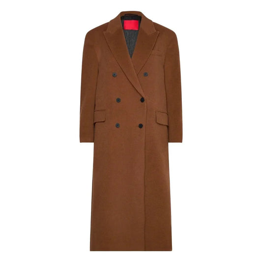 10th Doctor Double Breasted Brown Wool Trench Coat