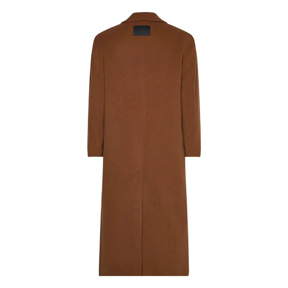 10th Doctor Double Breasted Brown Wool Trench Coat