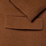 10th Doctor Double Breasted Brown Wool Trench Coat