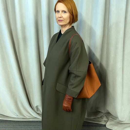 Miranda Hobbes And Just Like That S03 Green Coat