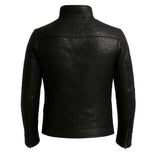 Biker Distressed Leather Jacket