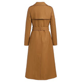 Brown Oversized Utility Trench Coat