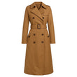 Brown Oversized Utility Trench Coat