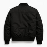 Classic Black Bomber Jacket