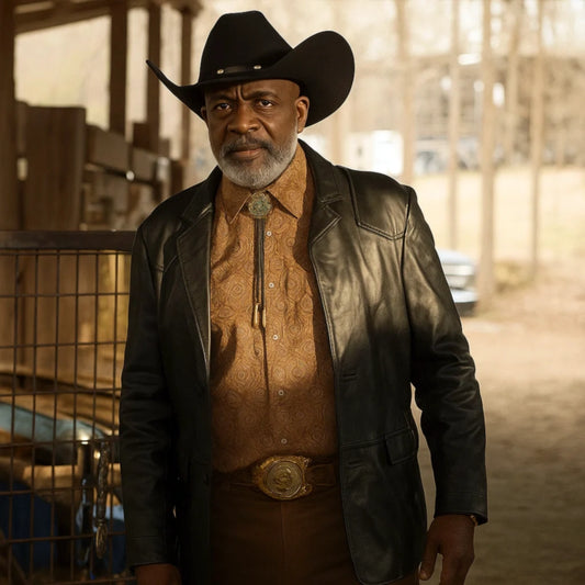 Drummond Moncrief Will Trent S03 Leather Blazer
