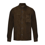 Guy Pearce The Woman in Cabin 10 Suede Jacket