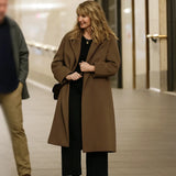 Is This Thing On Laura Dern Brown Coat