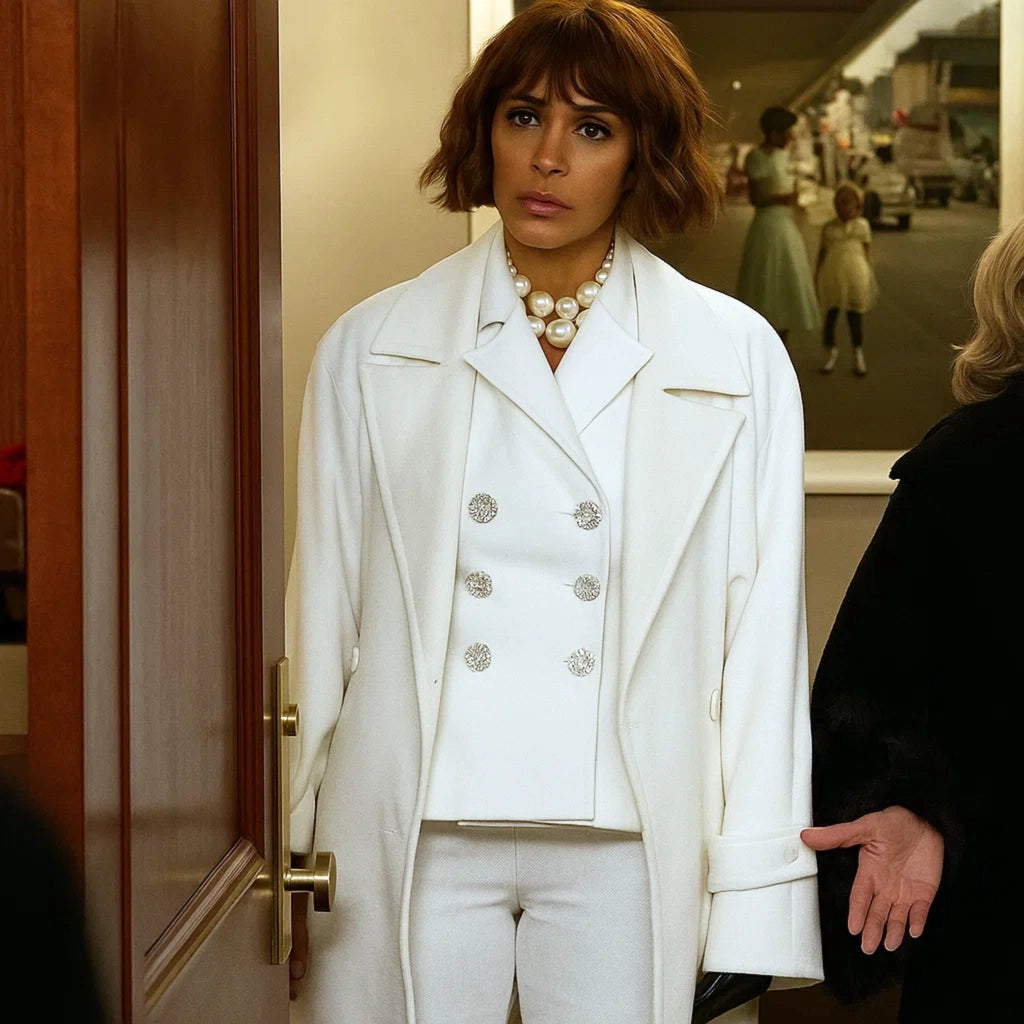Lisa Wexley And Just Like That S03 Leather Coat
