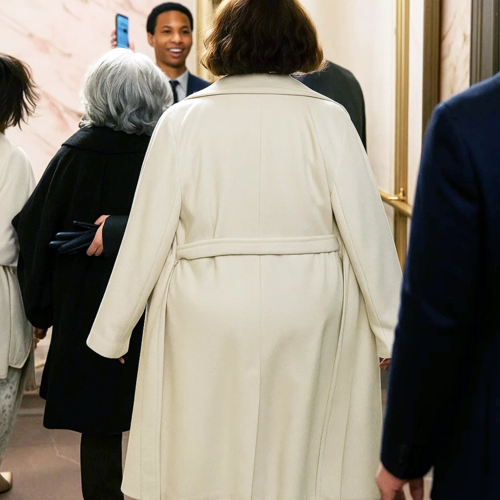 Lisa Wexley And Just Like That S03 Leather Coat