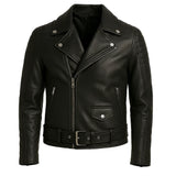 Men Classic Biker Jacket