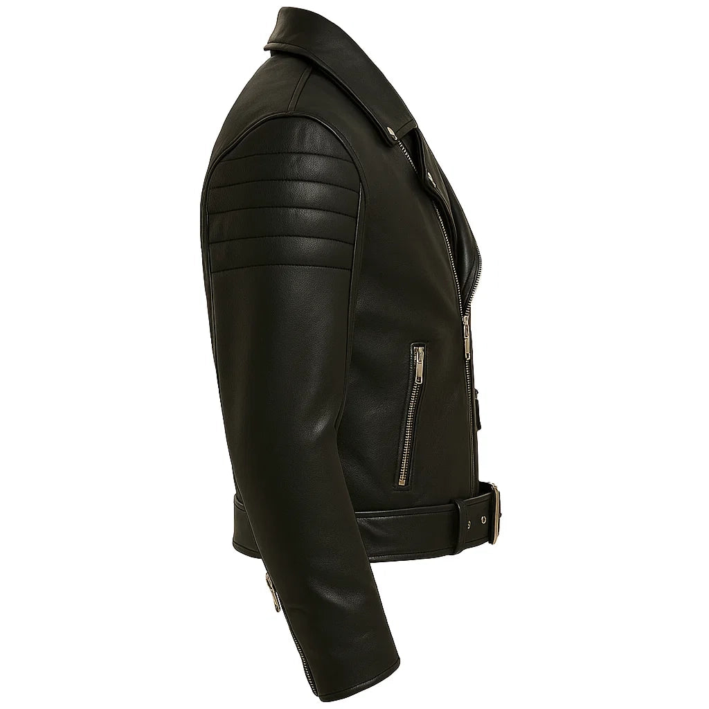 Men Classic Biker Jacket