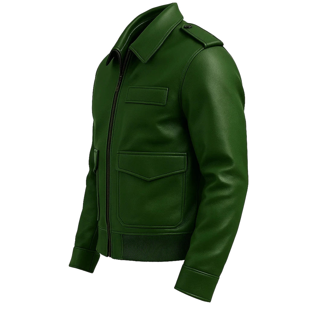 Men Flight Leather jacket