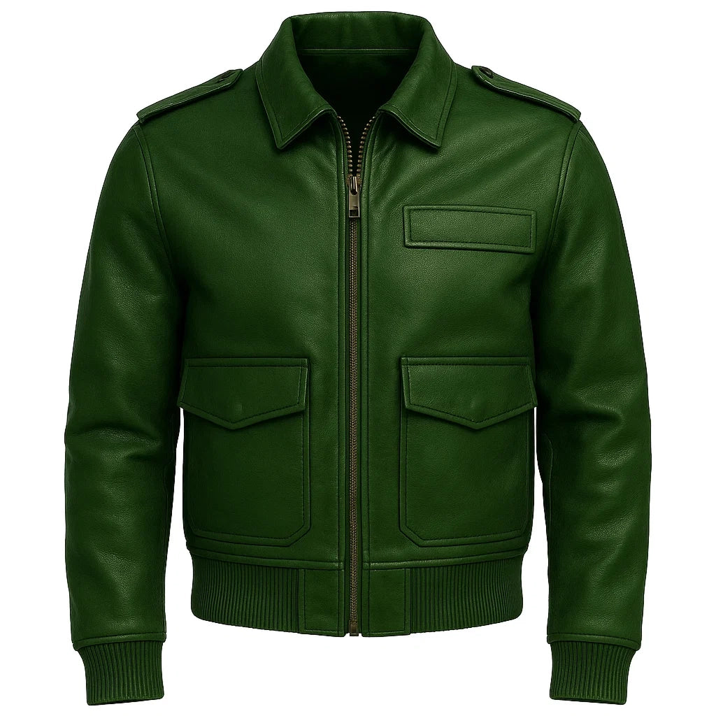 Men Flight Leather jacket