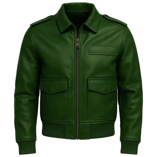 Men Flight Leather jacket