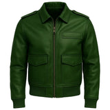 Men Flight Leather jacket