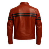 Men Retro Moto Leather Jacket