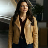 Providence Falls Cora McLeod Brown Leather Jacket