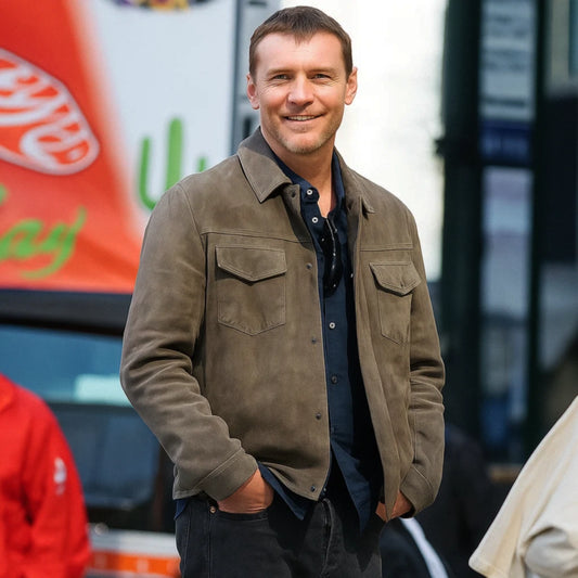 Sam Worthington Relay Leather Jacket