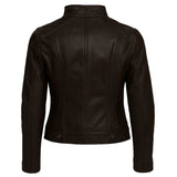 Slim Fit Women Brown Jacket