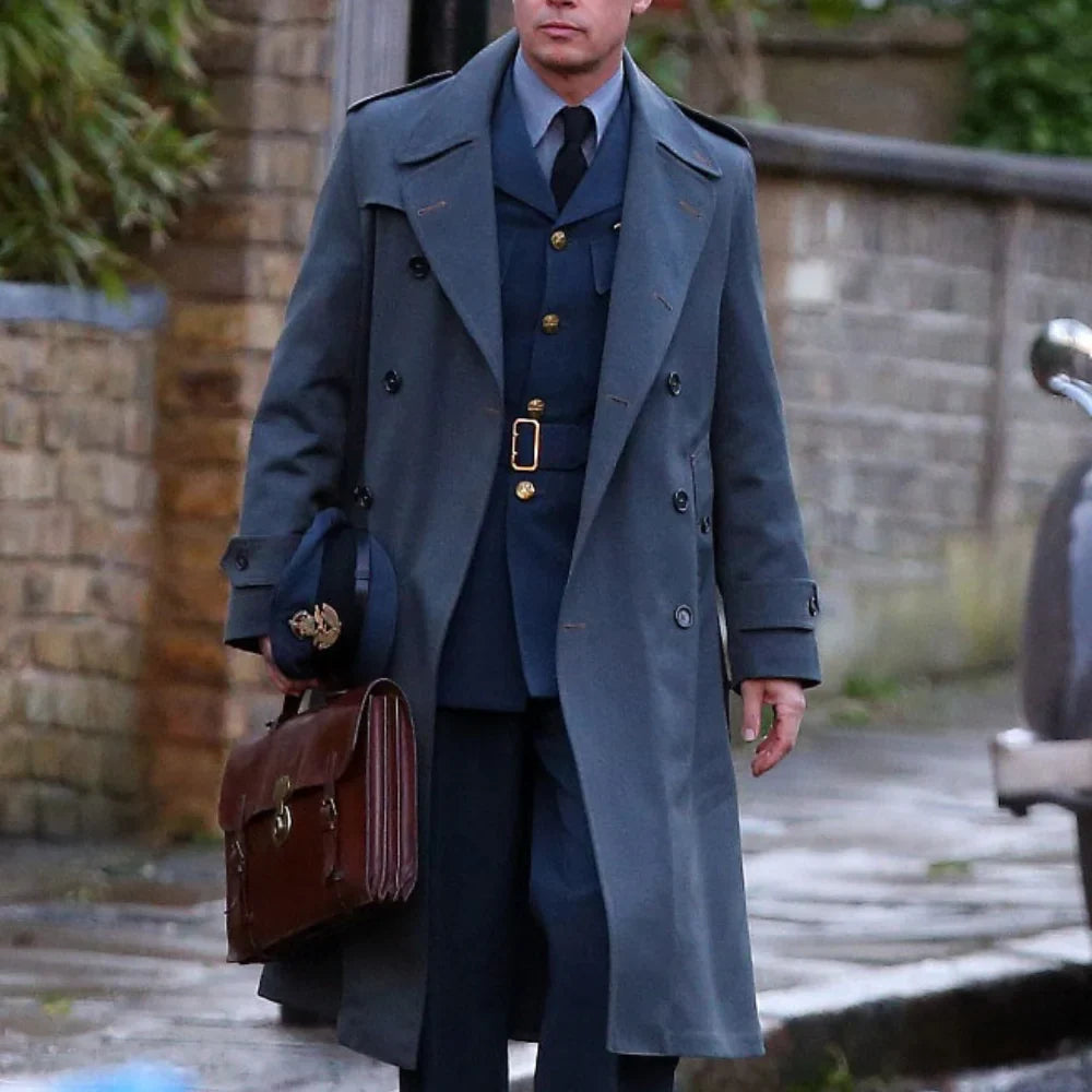 Men's Wool Pitt Grey Coat