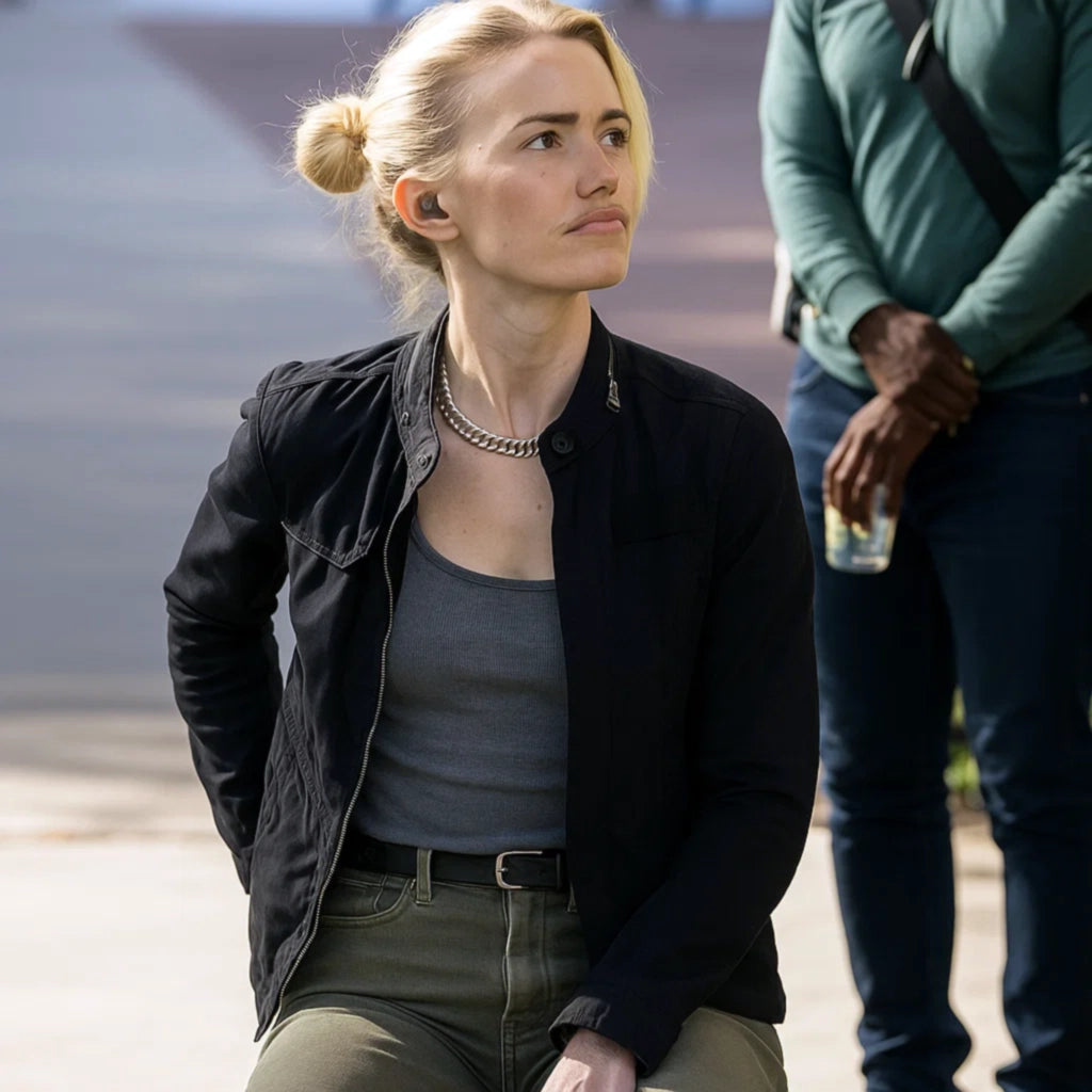 Willa Fitzgerald Relay Black Jacket