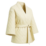 Women Ivory Quilted Jacket