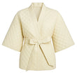Women Ivory Quilted Jacket