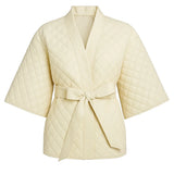 Women Ivory Quilted Jacket
