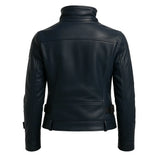 Women Military Leather Jacket