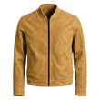 Wrinkled Tan Distressed Jacket