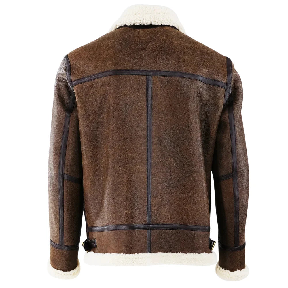 Men's Berlin Shearling Bomber Leather Jacket