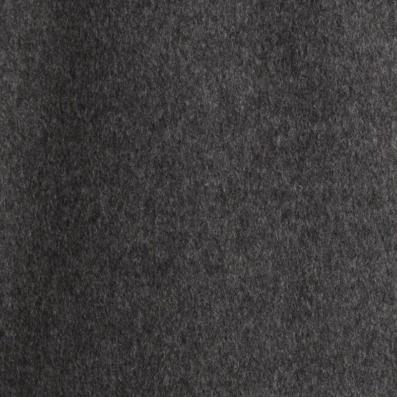 Grey Single Breasted Wool Overcoat Mens