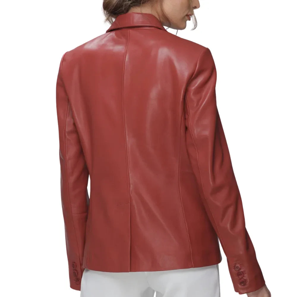 ladies-red-leather-blazer-jakcet