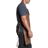 Genuine Brown Leather Apron for Home, Work, and Outdoor Activities