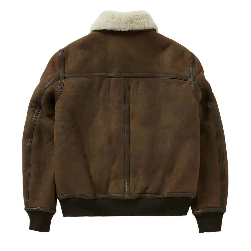 B3 RAF Aviator Flying Pilot Men’s Brown Jacket