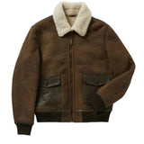 B3 RAF Aviator Flying Pilot Men’s Brown Jacket
