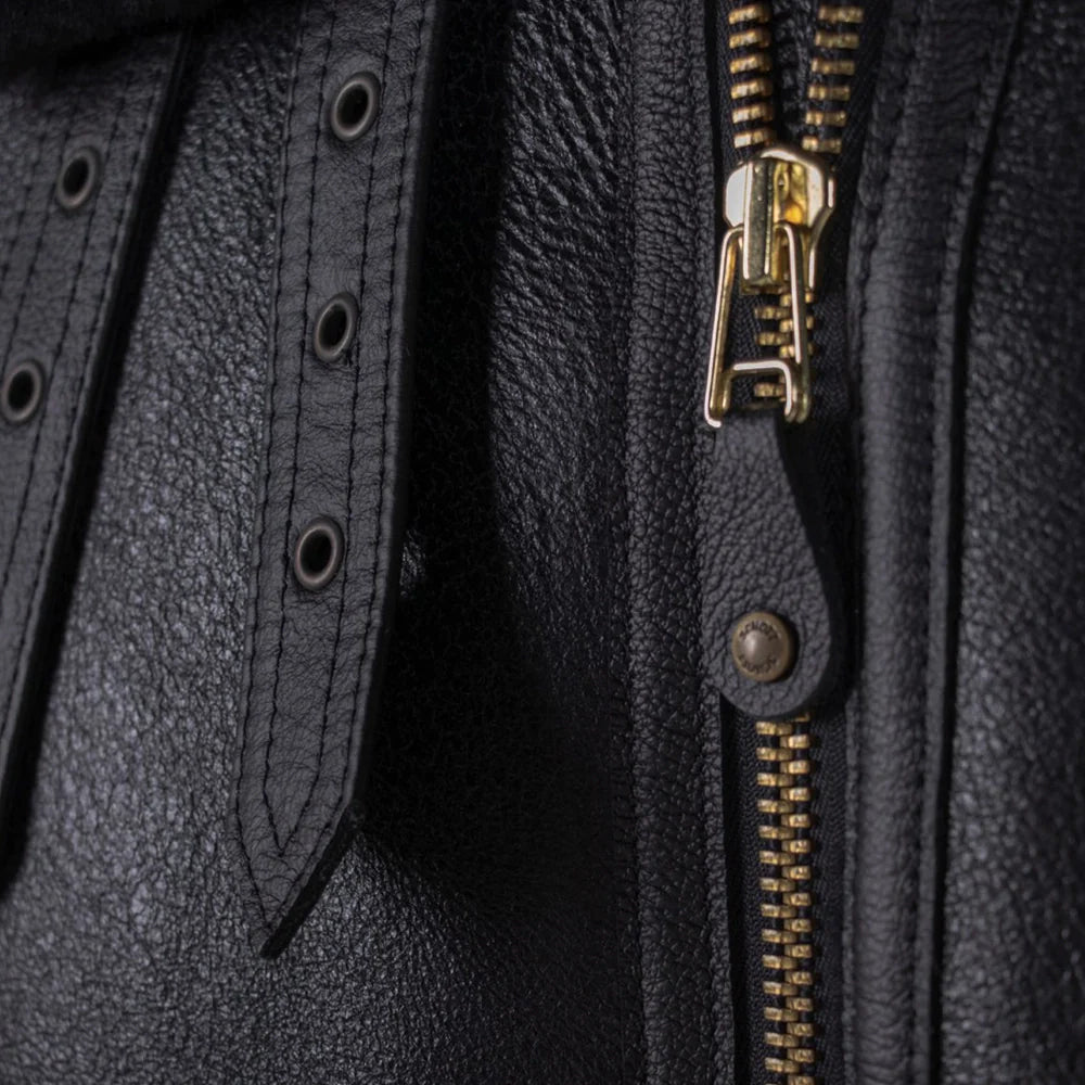 Men’s Sheepskin B-3 Leather Bomber Jacket